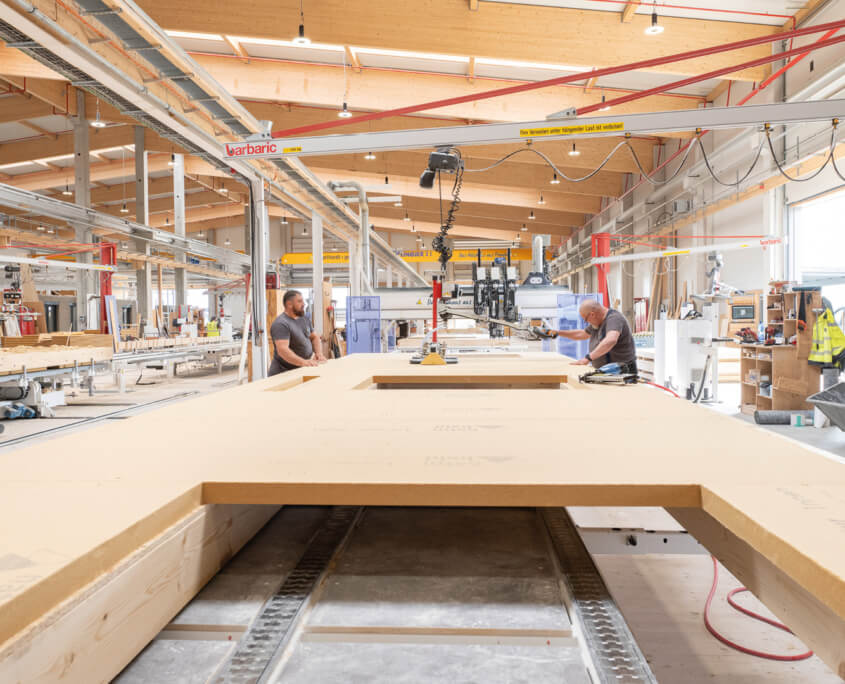 EG Holzbau Produktion in eigenem Werk 2
